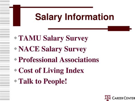 tamu salaries